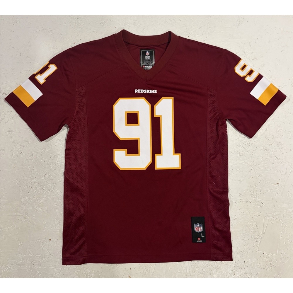 Washington Redskins Ryan Kerrigan‎ #91 NFL Youth Football Jersey Size Large